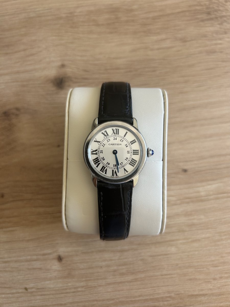 Montre Cartier Ronde Solo du catalogue JNF
